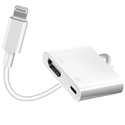 Home Cinema Blanc - كابل لايتنينج إلى HDMI بدقة 1080P