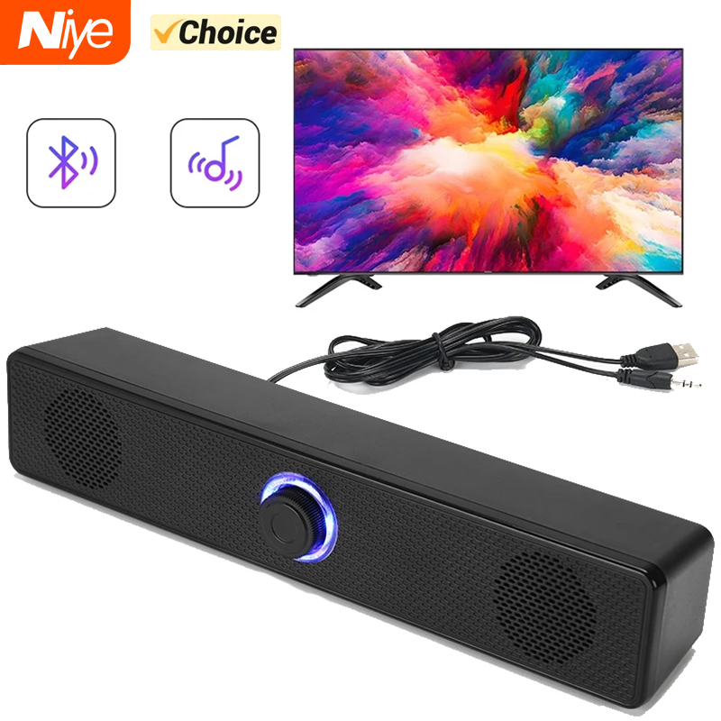 Home Cinema With Wireless Rear Speakers - مكبر صوت سلكي ولاسلكي يعمل بالبلوتوث،