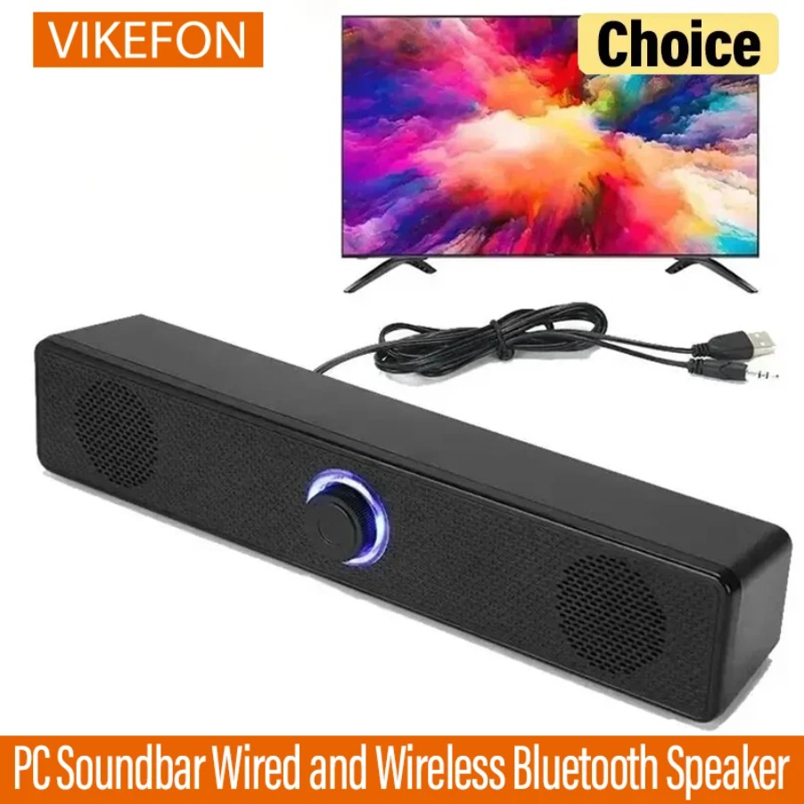 Home Cinema With Wireless Rear Speakers - مكبر صوت لاسلكي يعمل بالبلوتوث والكمبيوتر
