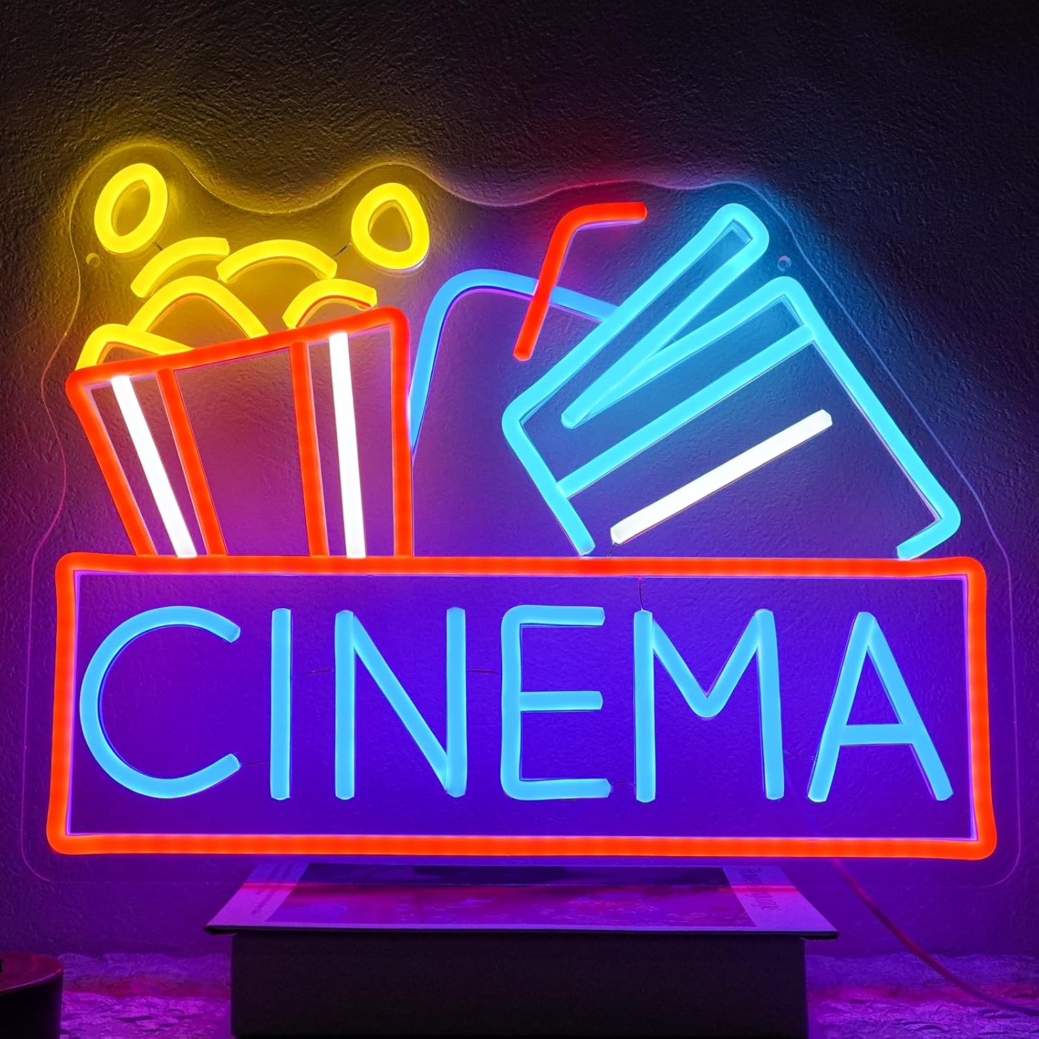 Home Cinema Outdoor - سينما النيون USB بالطاقة LED عكس