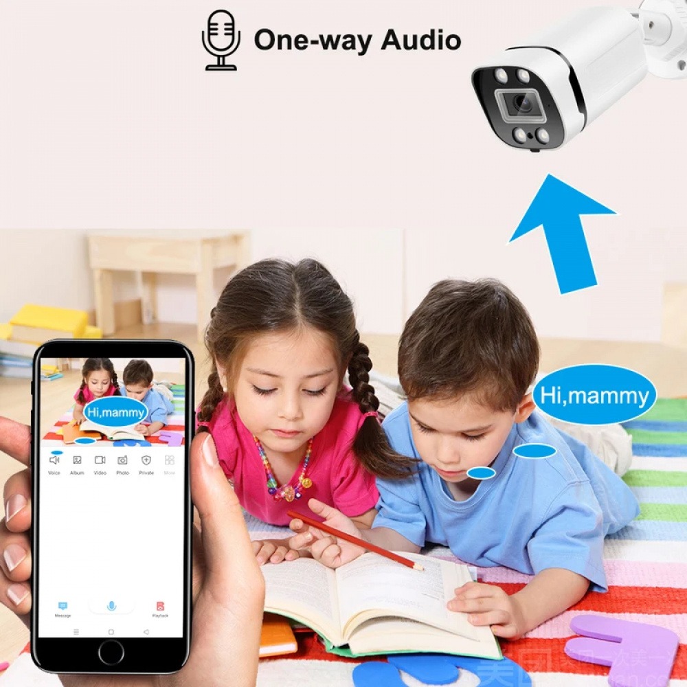 كاميرا مراقبة فيديو 4K 8MP IP  - مراجعة Home Cinema Outdoor وسعره