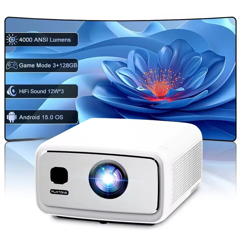 جهاز عرض FlixTone D10S بدقة 40 - مراجعة Home Cinema Outdoor وسعره