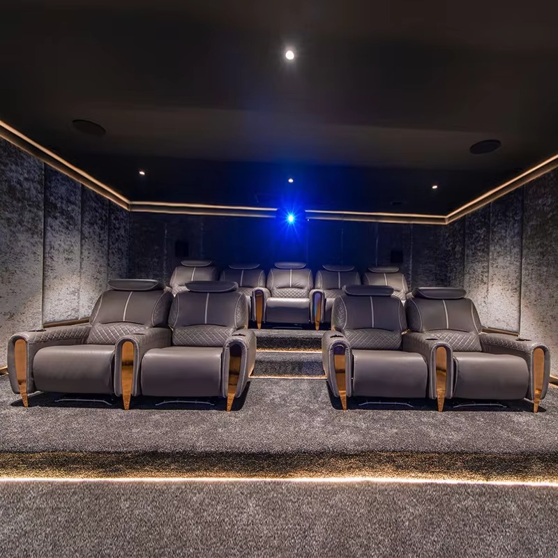 كرسي عرض كهربائي متعدد الوظائف - مراجعة Home Cinema Chairs وسعره
