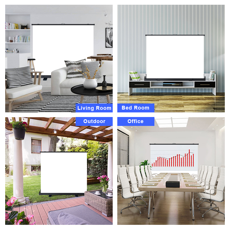 شاشة عرض محمولة قابلة للسحب 60 - مراجعة Home Cinema Outdoor وسعره
