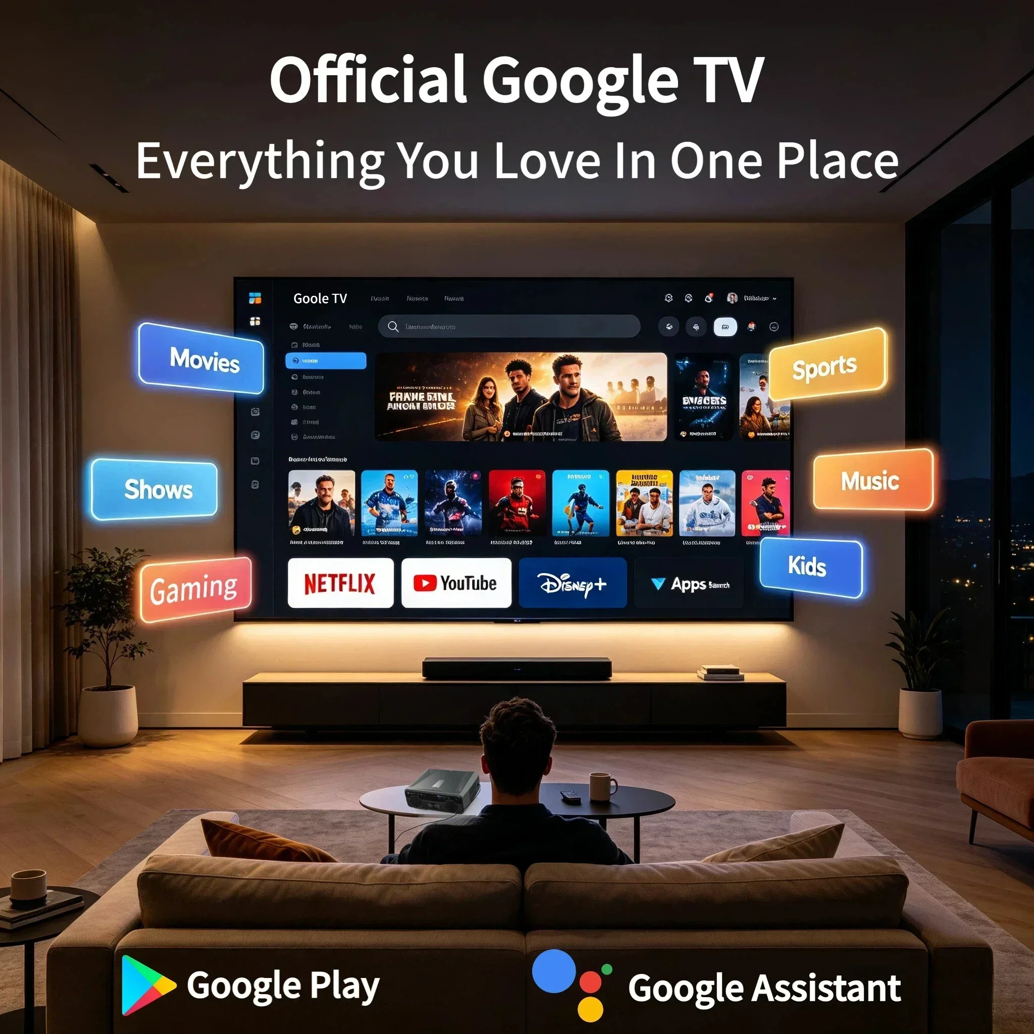 جهاز عرض 4200ANSI 900D يدعم دق - مراجعة Home Cinema With Wireless Rear Speakers وسعره