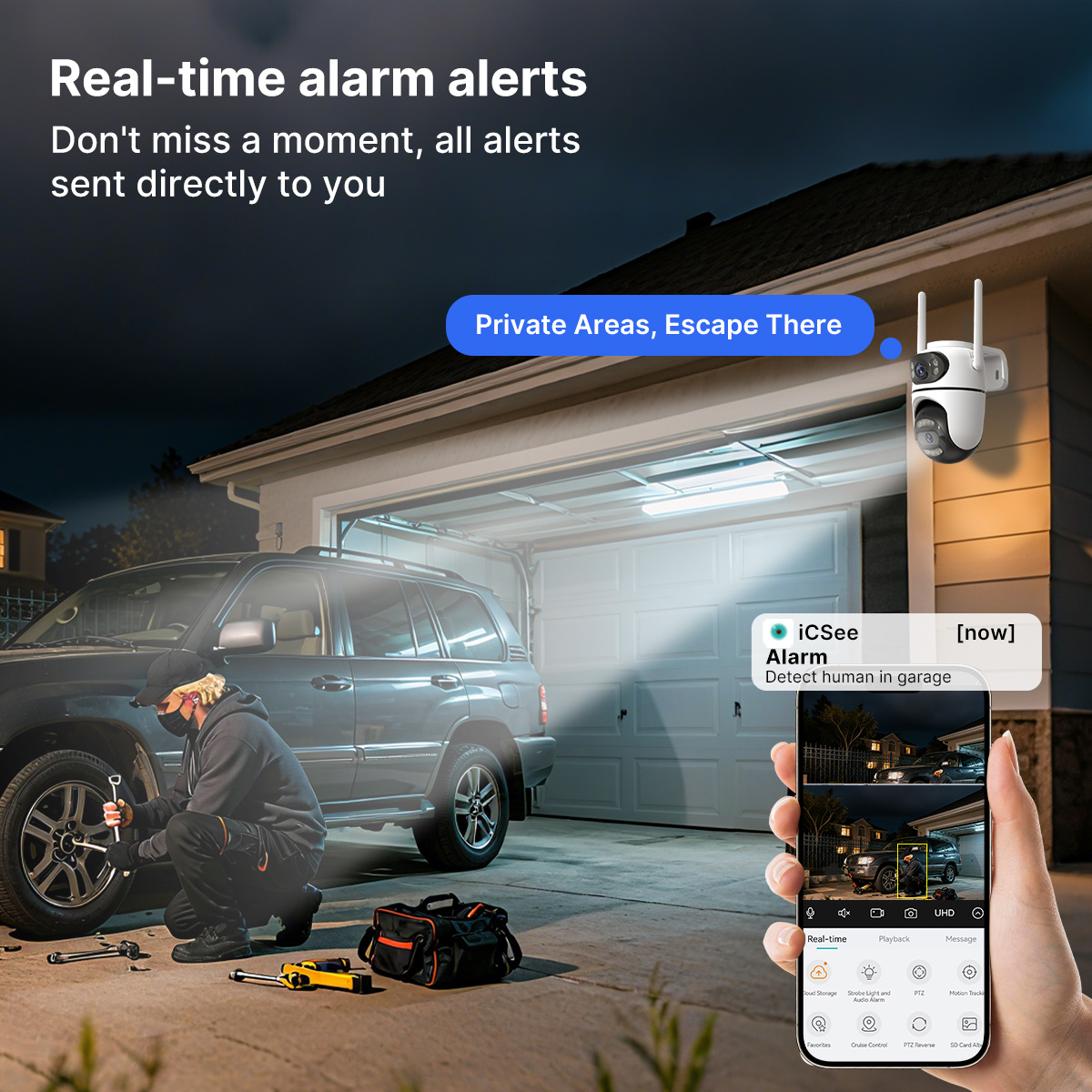 كاميرا مراقبة IP بدقة 8 ميجابك - مراجعة Home Cinema Outdoor وسعره