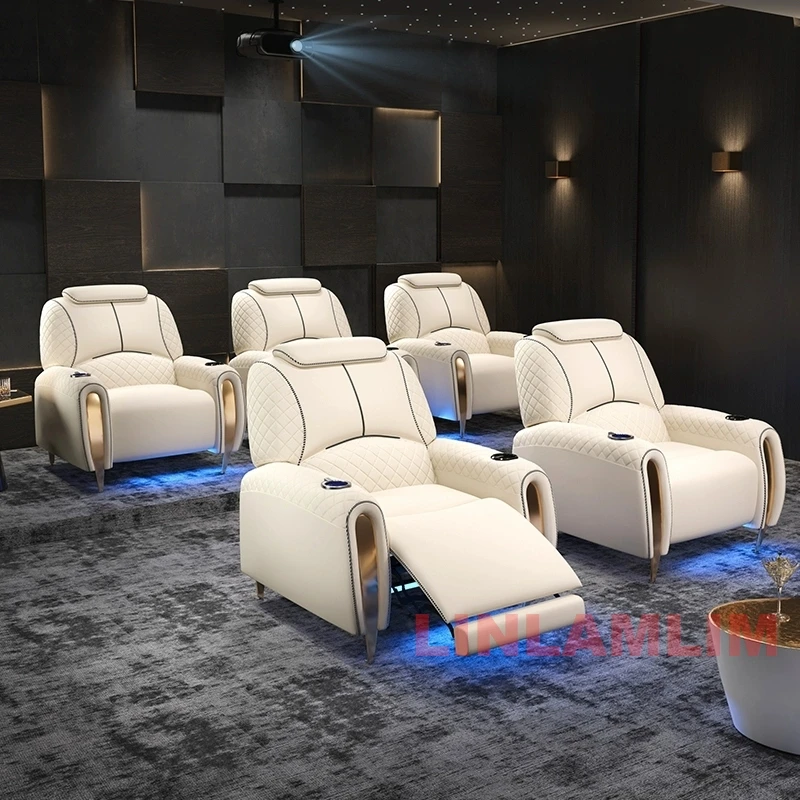 أريكة جلوس مسرح كرسي كهربائي ف - مراجعة Home Cinema Chairs وسعره