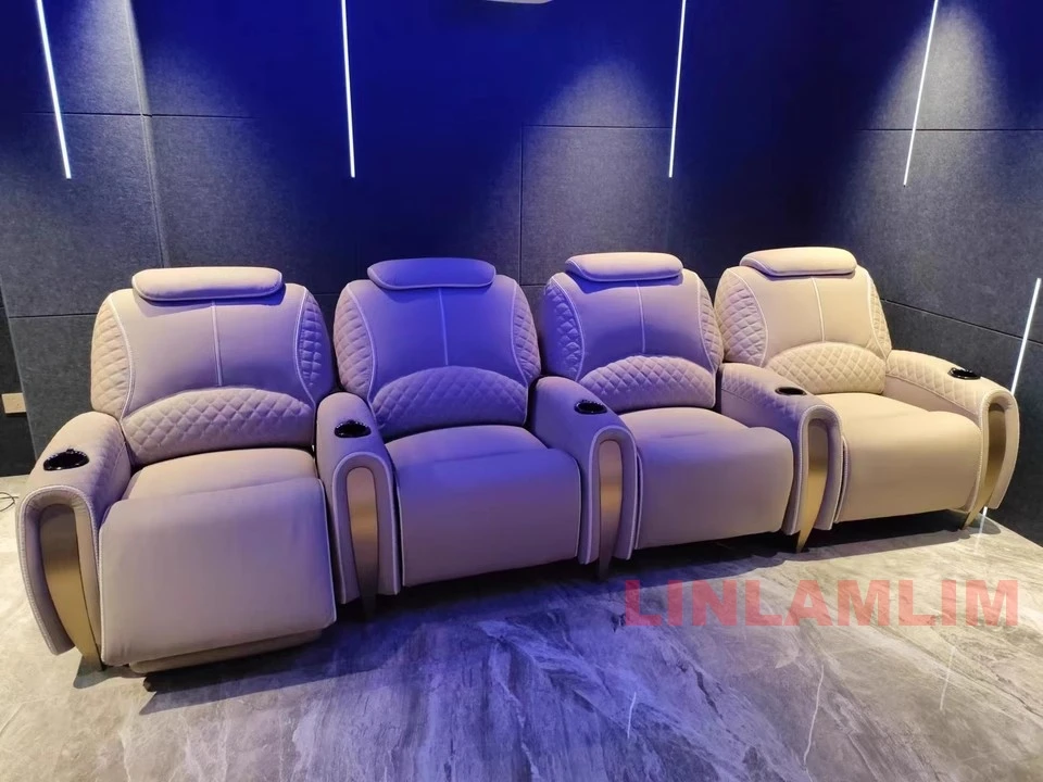 أريكة جلوس مسرح كرسي كهربائي ف - مراجعة Home Cinema Chairs وسعره